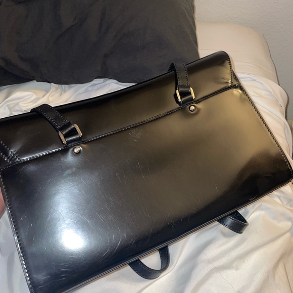 Christian Dior Patent Leather Saddle Flap Shoulder Bag - Picture 5 of 5